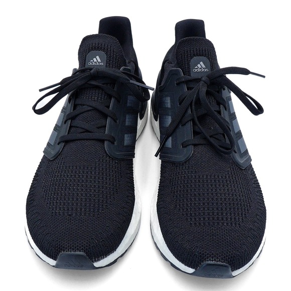 ADIDAS Mens US 11.5 Black White Ultraboost 20 Running Athletic Sneakers Shoes - Picture 5 of 8